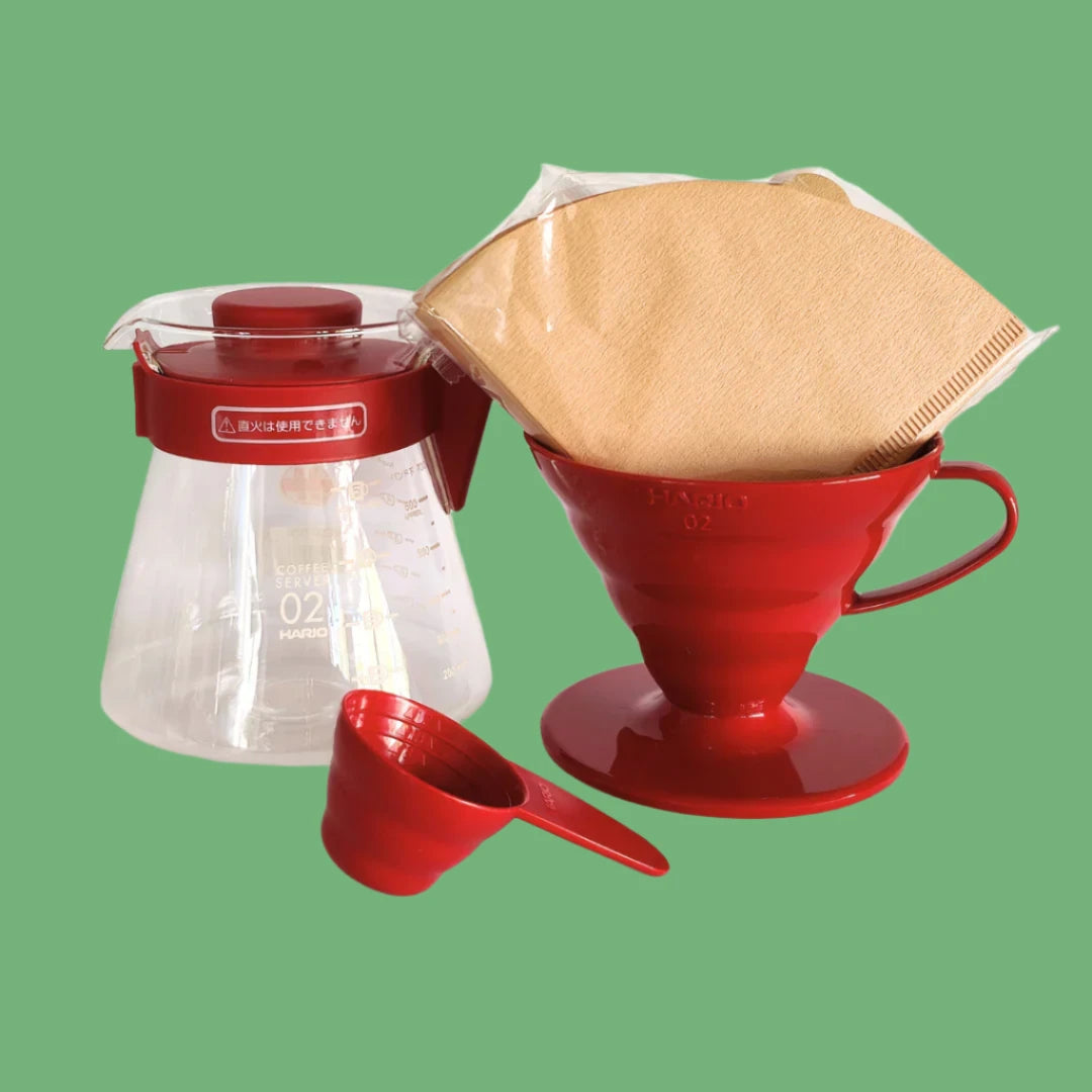 Hario V60 server set crveni